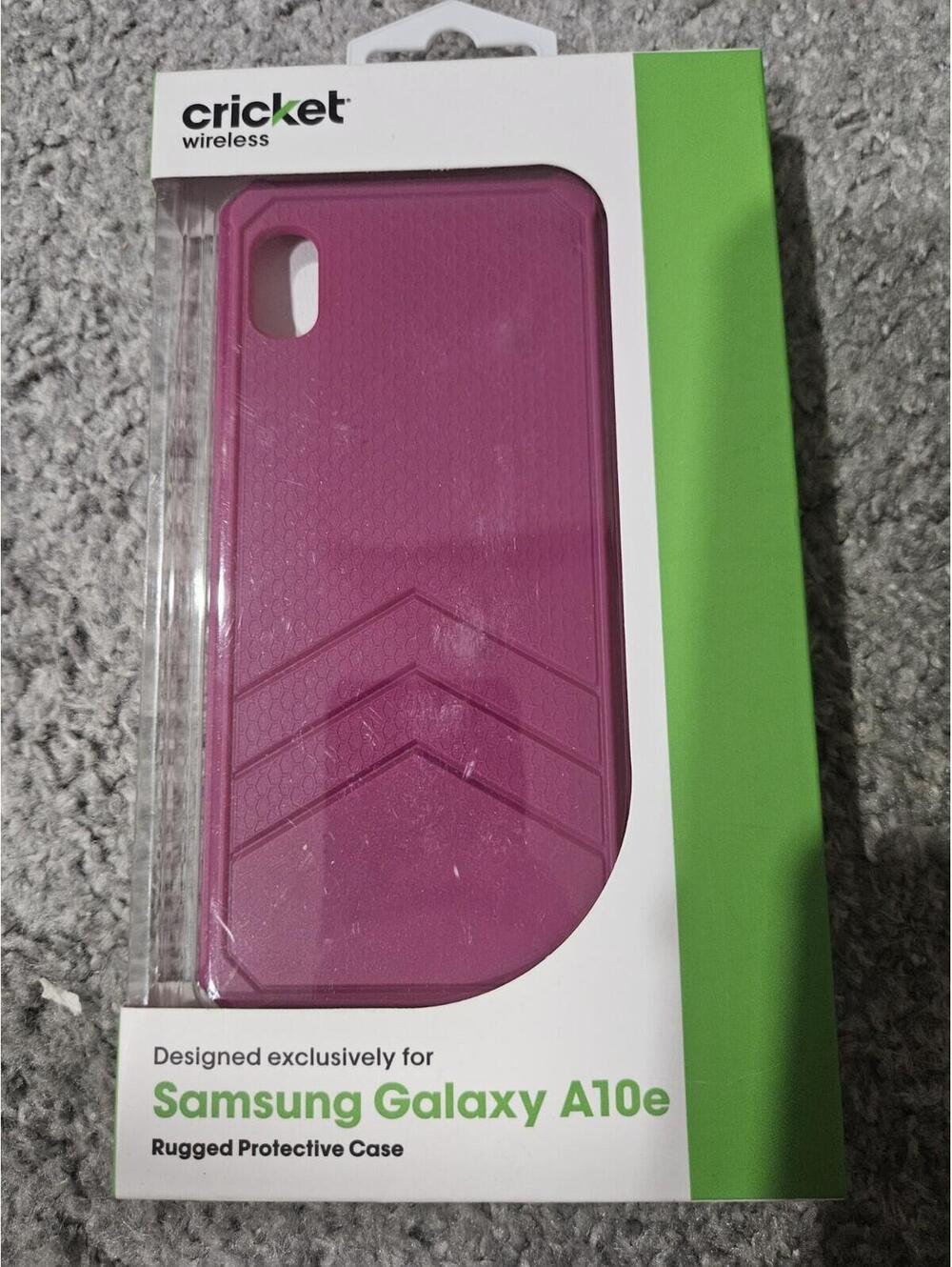 Phone Case For Samsung Galaxy A10e Cricket Brand Pink With Kickstand